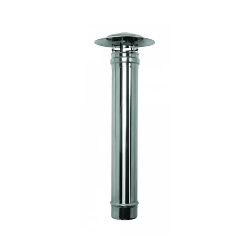Terminal Salida de Gases Vertical D.80 Inoxidable (50 Cms)
