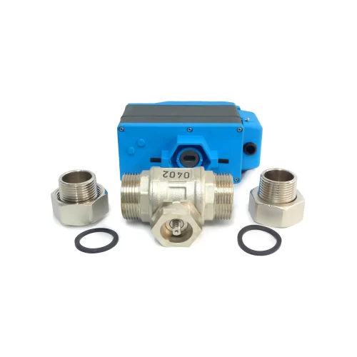 Emetti Válvula Motorizada De 2 Vías 1” Con Switch Auxiliar 1” Emetti